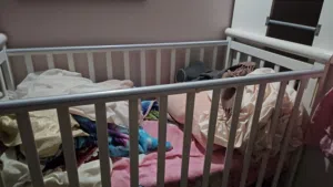 baby bed for sale with mattress