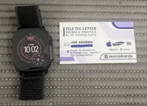 Apple Watch Ultra 2 49MM GPS + Cellular black titanium used.