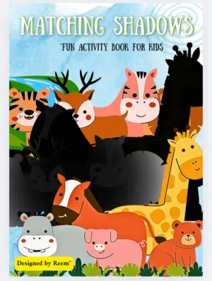 كتاب توصيل. الظل بالنور تلوين تنظيم مهارات pdf. matching shadows. fun activities for kids