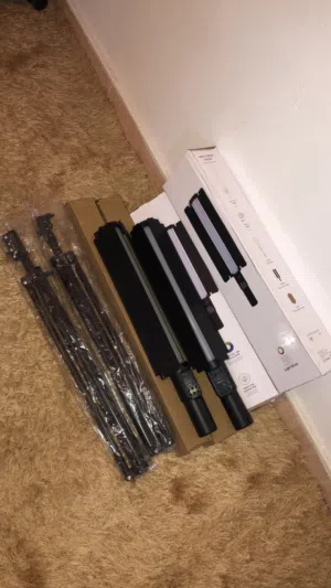 إضاءة RGB LED بعدة الاوان