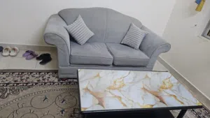 Sofa with center table & Dressing Table