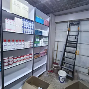 رفوف mdfعدد 3قطع ارتفاع 250 عرض 1متر عمق40