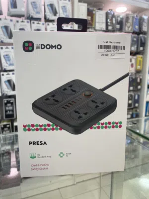 وصلة كهرباء Domo new. جديد كفالة 18شهر
