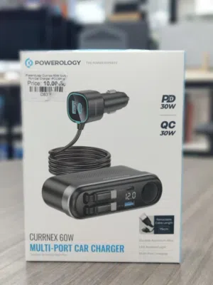 Brand New Powerology Car Charger in Oman  Voltage status display