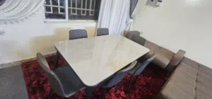 ميز طعام مع 6 كراسي
