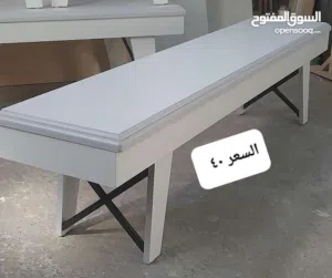 طاولات وسط خشب ودهان الون حسب الطلب مكون من ثلاث قطع