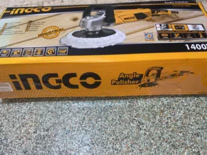 بوليش سيارات INGCO 1400W جديد بالكرتونة مع جميع الملحقات
