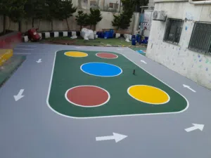 Acrylic based sports flooring: North Court