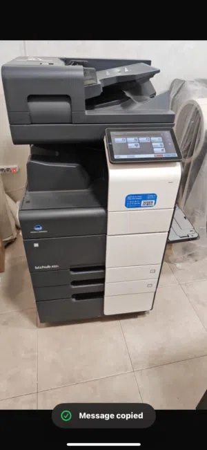 طابعة ورق تصوير ابيض وأسود وملون