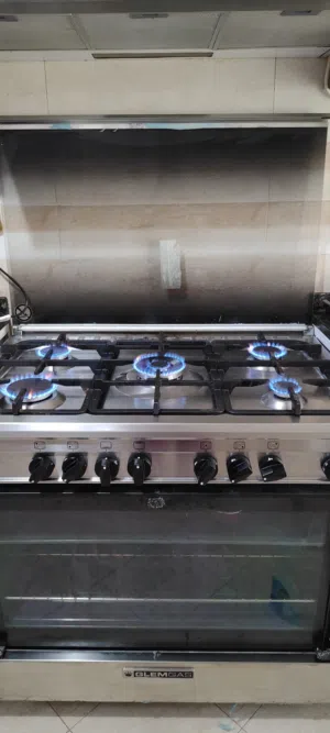 Italian Glam 5-Burner Gas Cooker with Fan Oven – Fully Working, Needs Glass Door (Great Condi