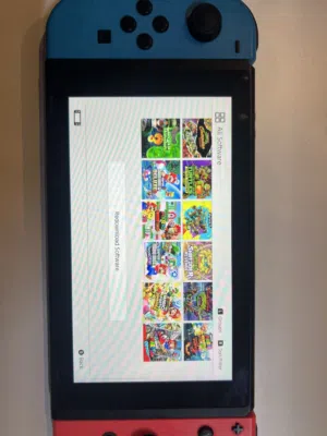 Nintendo Switch V2 (Updated Battery Version) – Modded + 30+ Games + Full Accessories Bundle