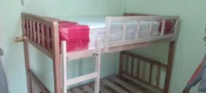 سرير خشب بالملل والسلم والحاجز Furniture oh