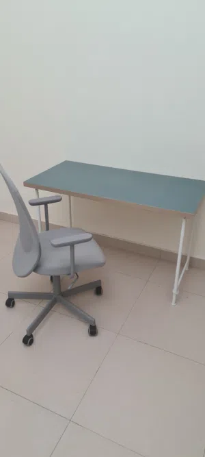 IKEA  Desk & Chair  – Excellent Condition Price : 47 BHD (Slightly negotiable) Location: Riffa AlHaj