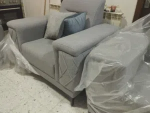طقم كنب 9 مقاعد جديد بالغلاف