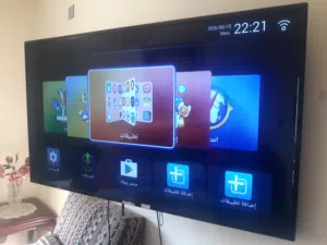 شاشة بينكون BENKON إيطالي 55 inch بوصه فل سمارت Smart 4K شبه جديد وبحاله ممتااازه.