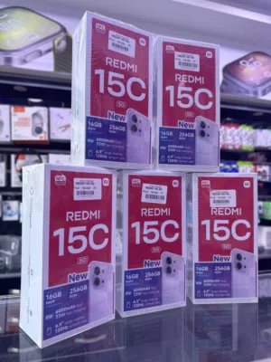 Redmi 15c 5G ( 256 GB / 8 RAM ) شاومي ريدمي 15 سي 5 جي الجديد كليا بكفالة الوكيل الحصري سنة كاملة