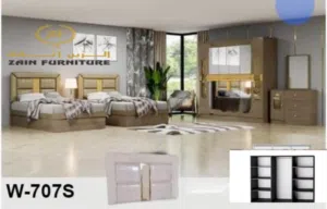 عروووض وتخفيضات غرف نوم 2 سرير شامل التركيب والدوشق الطبي