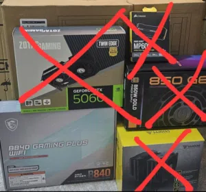 PC Ryzen 5 9600x + MSI motherboard