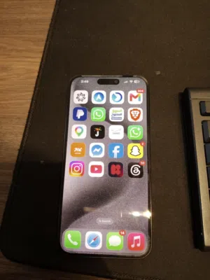Iphone 15 pro max 256 g مدخل خط شرق اوسط