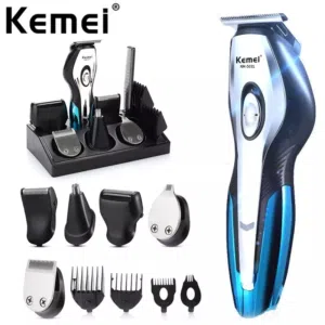 ماكنه حلاقه كيمي KEMEi للرجال المتكامله 11 في 1 حلاقه ماكينة الحلاقه حلاقة شحن عده رؤوس