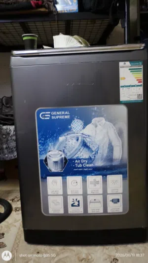 The General Supreme washing machine does not use 10kg capacity.