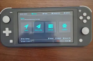 modded Nintendo switch lite  ,256gb micro SD card free storage,with original charger