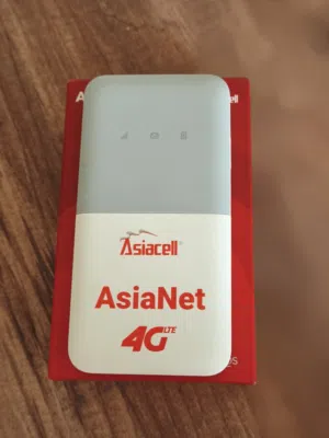 راوتر اسيا سيل محمول استخدام اقل من شهر بتقنية 4G LTE