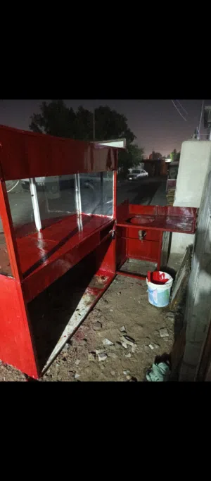 ميز فلافل +ميز التقلا + طاوه القلي +صواني الفلافل +طاسه الفلافل + جميع مستحضرات للبيع 300وبي مجال