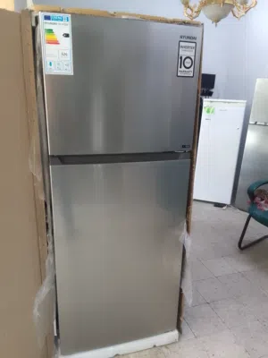 عرض جمعة بيضاء ثلاجة هونداي 450لتر أعلى توفير للكهرباء كفالة سنة من منتج و10سنوات على ماتور