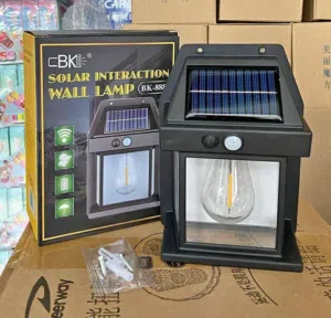 solar interaction light wall lamp