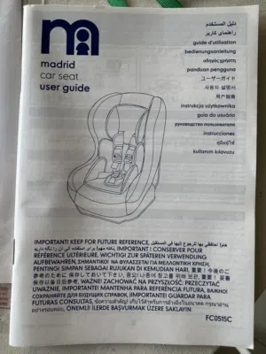 مذركير مقعد سيارة متعدد الاستخدامات - ازرق