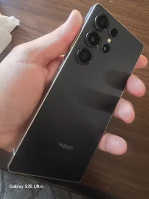 للبيع مستعمل بحالة الوكالة S25 Ultra 256GB Titanium Black كفالة BMS منتهية