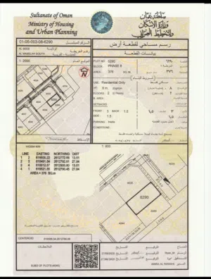 Residential Land for Sale in Muscat Al Maabilah