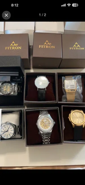 Fitron watches 6 pieces together