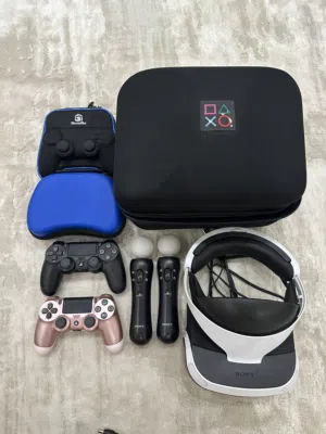 PS4 Vr with a lot things