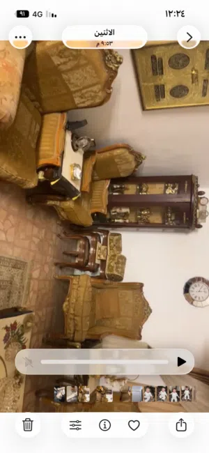 طقم كنب خشب مصري دمياط