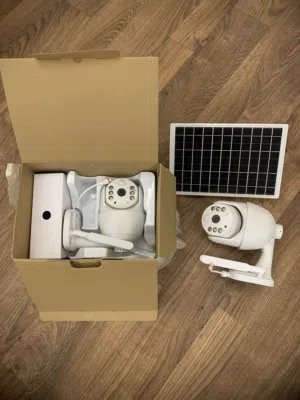 تخفيض مؤقت كاميرات مراقبة على الطاقة الشمسيه عددهن 2