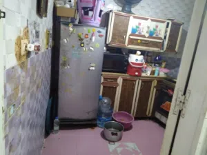 مطبخ قبنوري قطعتين بالروخامه حاله جيده
