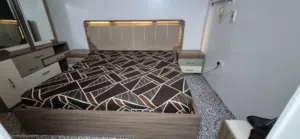 Bed set (Kong size bed, cupboard, tallboy, dresser)
