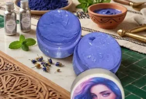 خلطة النيلة المغربية الغنية عن التعريف وجميلة للعرائس معجونة جاهزة رائعة جداا