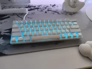 gaming keyboard blue light and red switch