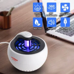 STARGOLD Electronic Insect Killer 5 Watts, Silent UV Light Mosquito Trap, Compact and Portable, Safe