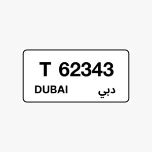 plate number