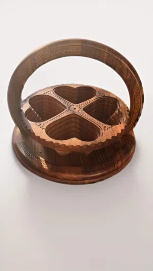 صينية ضيافة خشبية صناعة يدوية