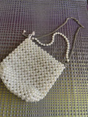 Pearl finish ladies night bag