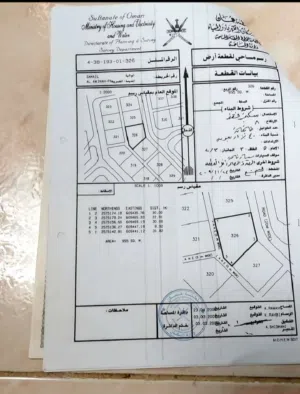 Residential Land for Sale in Al Dakhiliya Sumail