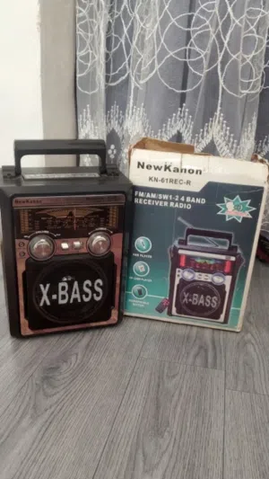راديو وسبيكر New Kanon (X-BASS)
