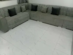 صالون للبيع شبة جديد6 طروف يفرش حرف U  استعمال شهرين