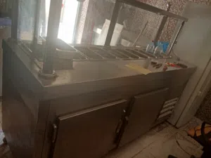 ثلاجة عرض +صاج فلافل للبيع