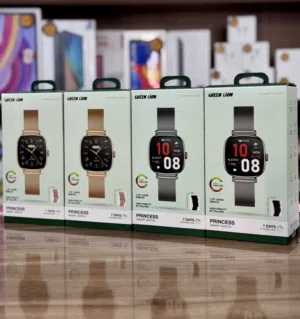 ساعة رجالية ونسائية بتصميم رائع من شركة جرين